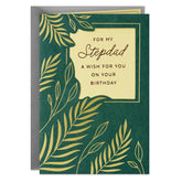 With Respect and Good Wishes Birthday Card for Stepdad