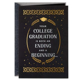 An Ending and a Beginning College Graduation Card