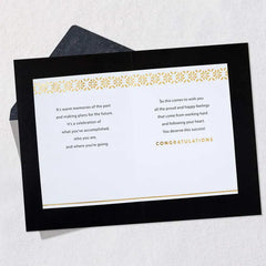 An Ending and a Beginning College Graduation Card