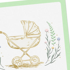 The Sweetest Adventure Begins New Baby Card