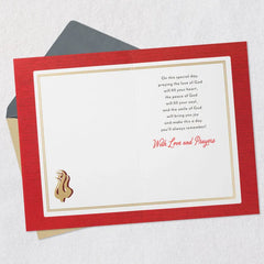 The Love of God Religious Confirmation Card for Grandson