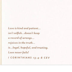 God's Gift of Enduring Love Religious 50th Anniversary Card for Couple