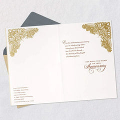 God's Gift of Enduring Love Religious 50th Anniversary Card for Couple
