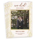 We Did Wedding Announcement