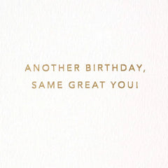 Same Great You 30th Birthday Card
