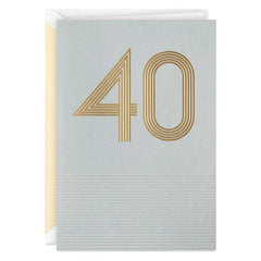 Incredible You 40th Birthday Card