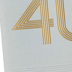Incredible You 40th Birthday Card