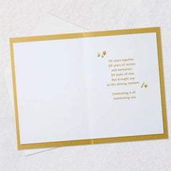Fifty Years of Love 50th Anniversary Card for Couple