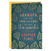 You Make the World Better Grandparents Day Card for Grandpa