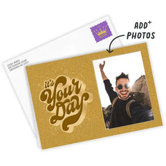 Your Golden Day Custom Birthday Card