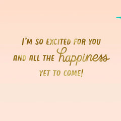 I'm So Excited for You Bridal Shower Card for Daughter-in-Law
