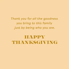 Thanks for Being You Thanksgiving Card for Son