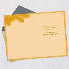 Thanks for Being You Thanksgiving Card for Son