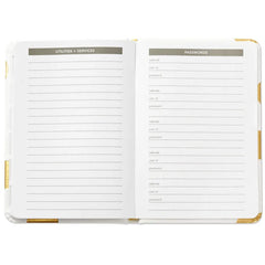 Gold Polka Dots Address Book