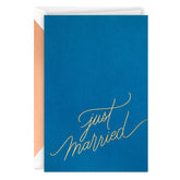Just Married Wedding Card