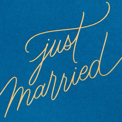 Just Married Wedding Card
