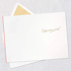 Enjoy Every Second Birthday Card