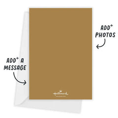 Plum Celestial Wonder Flat Holiday Photo Card