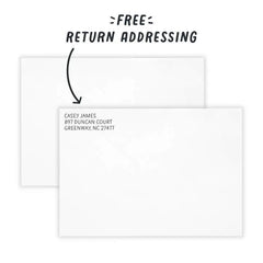Plum Celestial Wonder Flat Holiday Photo Card