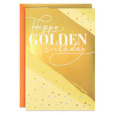 Once-in-a-Lifetime Day Golden Birthday Card