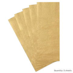 Gold Tissue Paper, 5 sheets