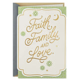 Faith, Family, Love Eid Card
