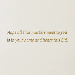 Faith, Family, Love Eid Card