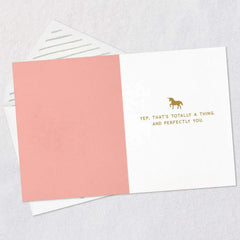 You're a Magical Goddess Unicorn Queen Card for Her