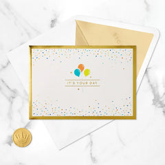 Yay You Balloons Pop-Up Congratulations Card