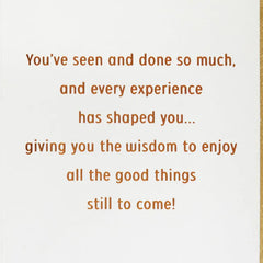 Enjoy All the Good Things 70th Birthday Card