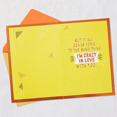 I'm Crazy in Love With You Love Card