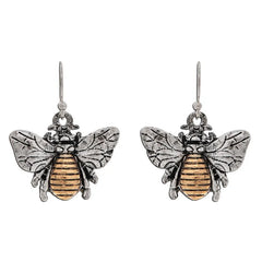 Rain Jewelry Metal Bee Drop Earrings