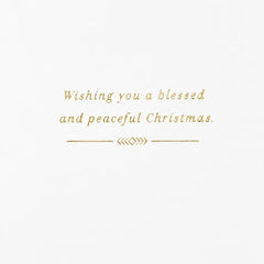 Painted Cross Decoration Religious Blank Card