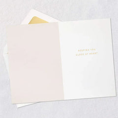 Keeping You Close at Heart Sympathy Card