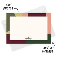 Peace and Joy Flat Christmas Photo Card