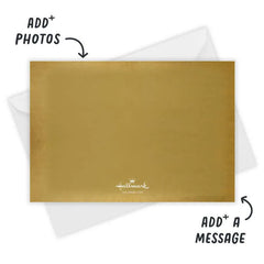 Evergreen Wishes Flat Holiday Photo Card