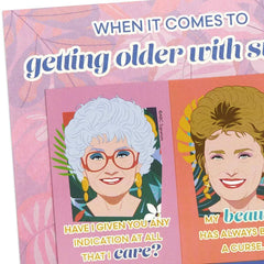 The Golden Girls You Are Golden, Girl Birthday Card With Removable Magnets