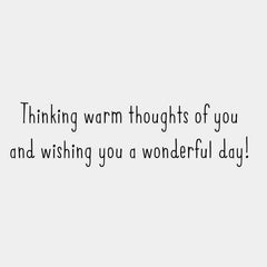 Warm Thoughts of You Thanksgiving Cards, Pack of 6