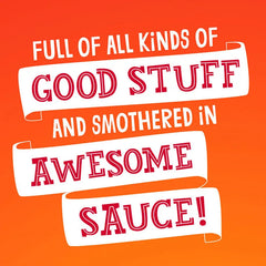 Smothered in Awesome Sauce Funny Birthday Card