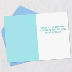 Gracing the World With Your Presence Funny Birthday Card