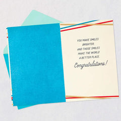 You Make Smiles Brighter Dental School Graduation Card