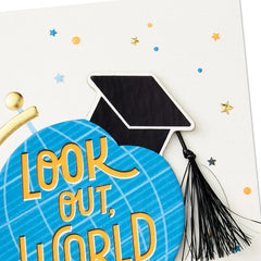 Look Out World High School Graduation Card
