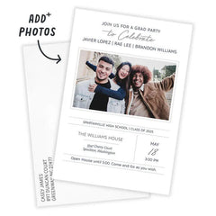 Join Us for a Grad Party Graduation Invitation