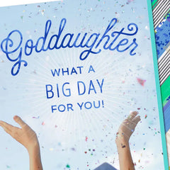 Celebrating You Graduation Card for Goddaughter