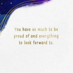 So Proud, So Loved College Graduation Card for Granddaughter