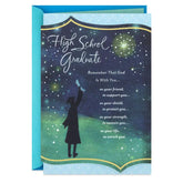 God Is With You Religious High School Graduation Card