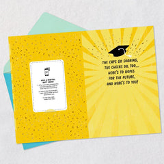 Here's to You Gift Card Greeting Graduation Card