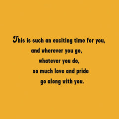 So Much Love and Pride Graduation Card