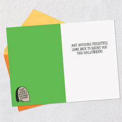 May Nothing Frightful Haunt You Funny Halloween Card