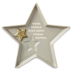 Star-Shaped Trinket Dish With Token
